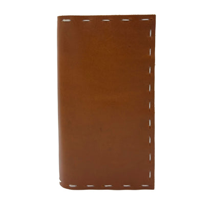 Handcrafted Leather Check Presenter